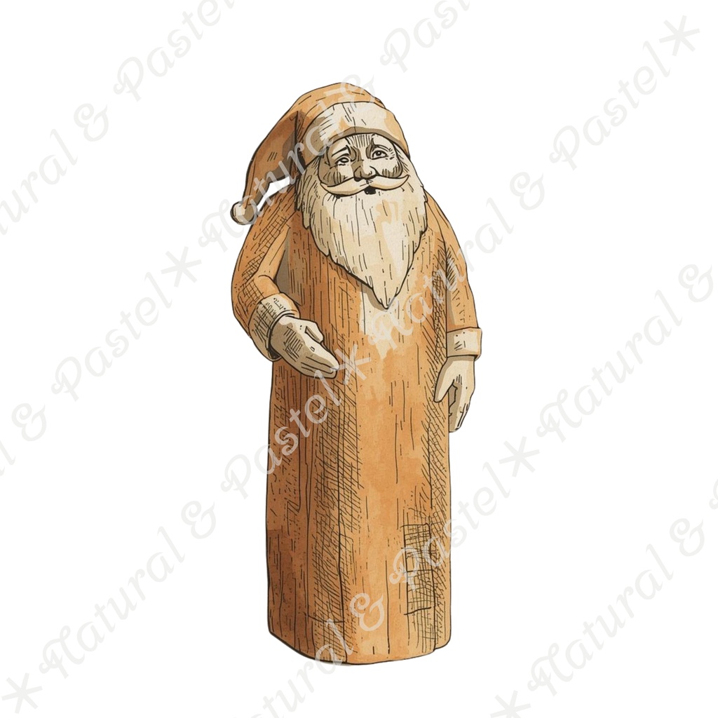 🎄 Silent Christmas Vintage Set【ヴィンテージ・クリスマス】水彩クリップアート*30点セット(PNG背景透過)