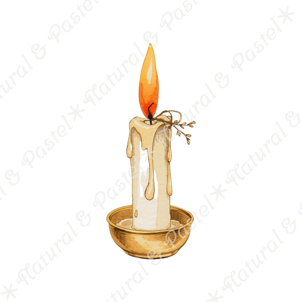 🎄 Silent Christmas Vintage Set【ヴィンテージ・クリスマス】水彩クリップアート*30点セット(PNG背景透過)