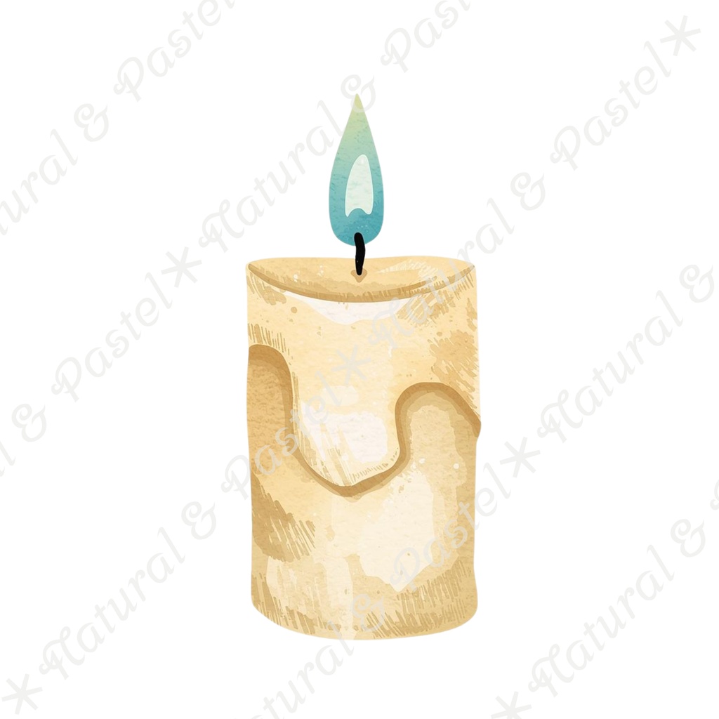 🎄【Blue Christmas Collection】青い冬のクリスマス * 水彩クリップアート 30点セット(PNG背景透過)