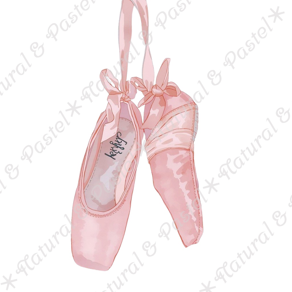 🦢 Pink Ballet Dreams Set|可憐なピンクのバレエ衣装コレクション * トウシューズ・ティアラ・花束入り(PNG)