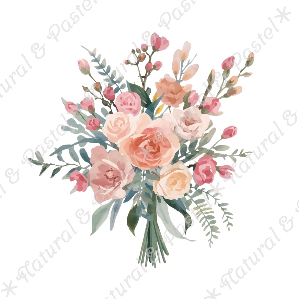 🦢 Pink Ballet Dreams Set|可憐なピンクのバレエ衣装コレクション * トウシューズ・ティアラ・花束入り(PNG)