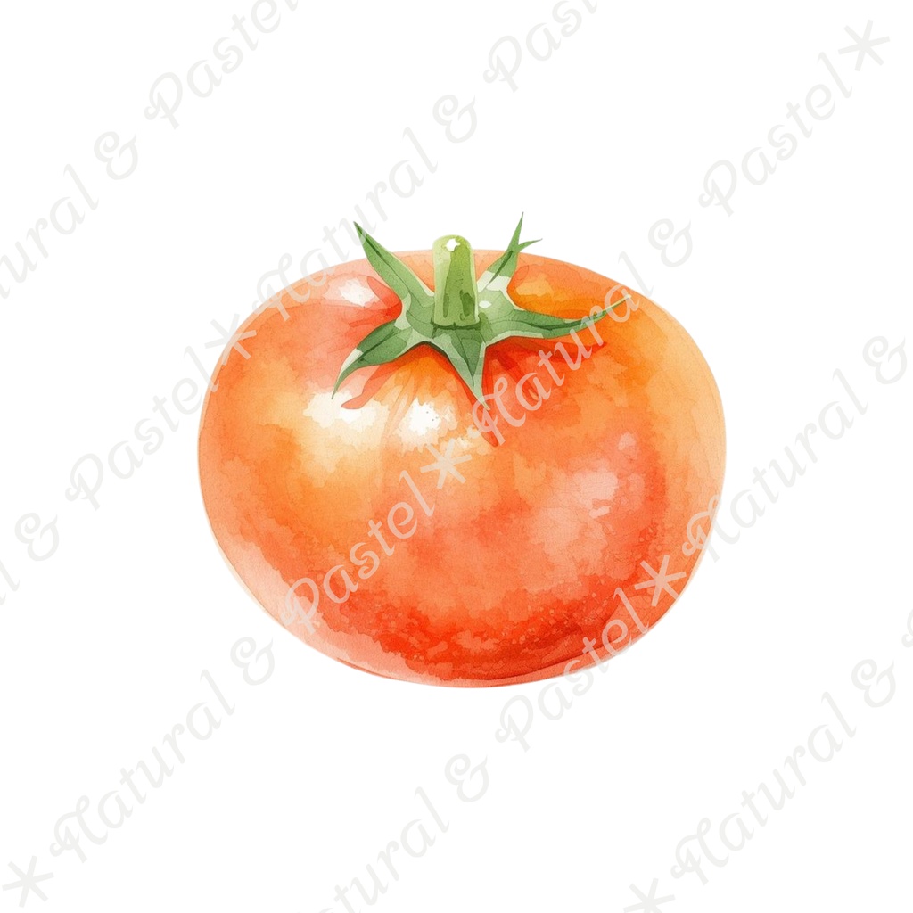 🥕 Watercolor Vegetables Clipart 20 / 水彩野菜イラスト*20点セット(PNG背景透過)