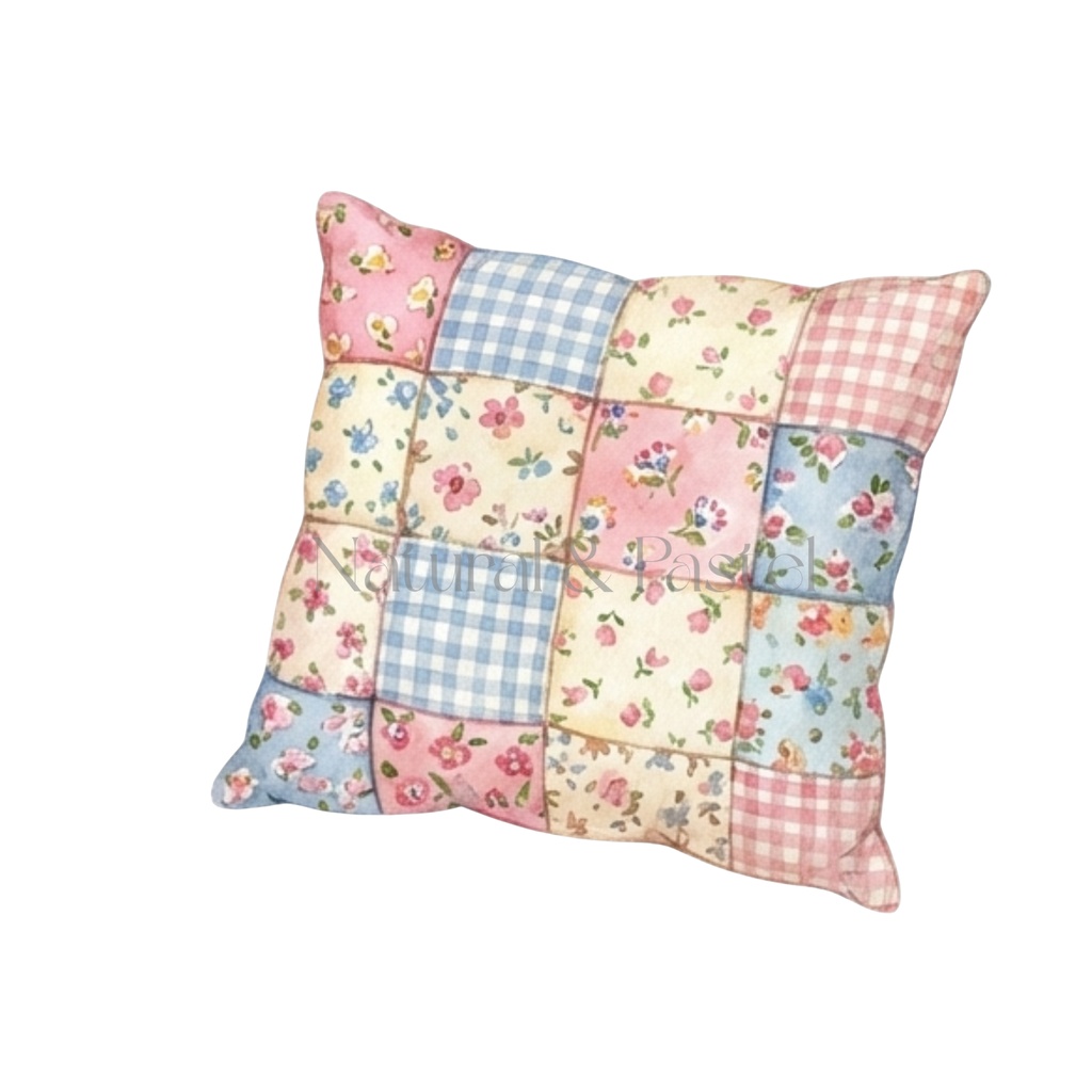 🌸 Daily Girly ClipArt|ガーリー女の子&小物 水彩クリップアート 22点セット(PNG/背景透過)