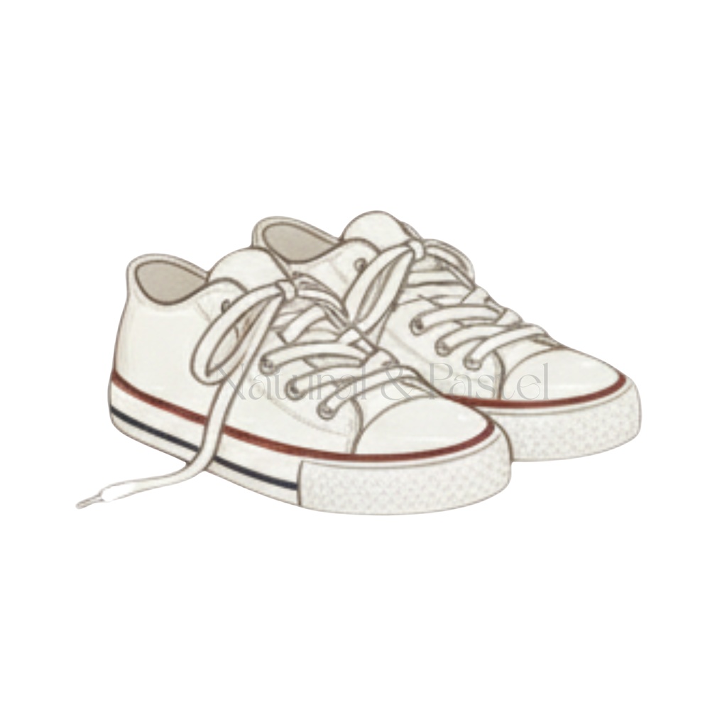 🌸 Daily Girly ClipArt|ガーリー女の子&小物 水彩クリップアート 22点セット(PNG/背景透過)