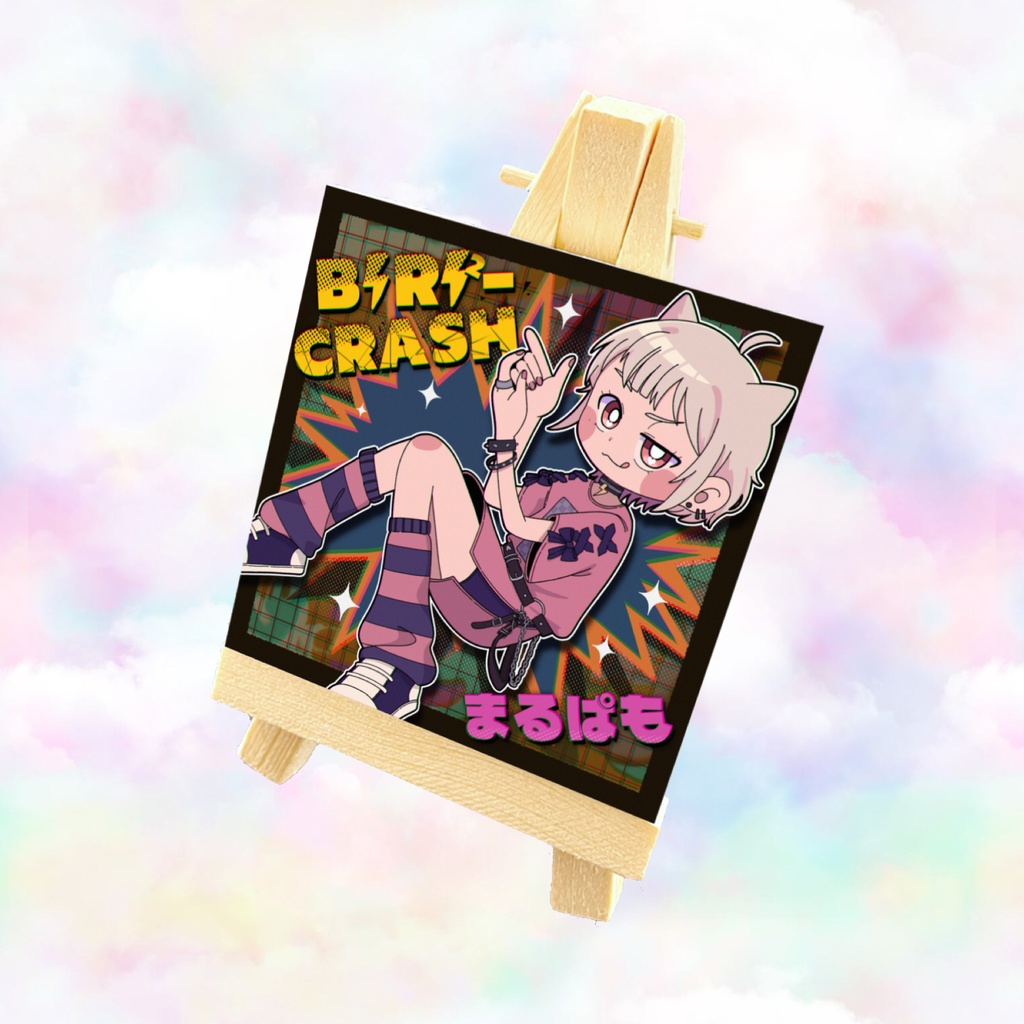 🆕BiRi²-CRASH イーゼル付きミニキャンバス