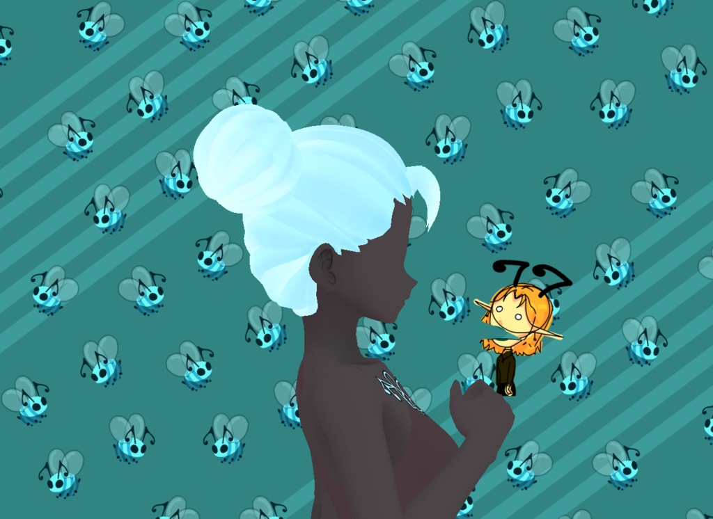 Honey Buns in Sky Blue