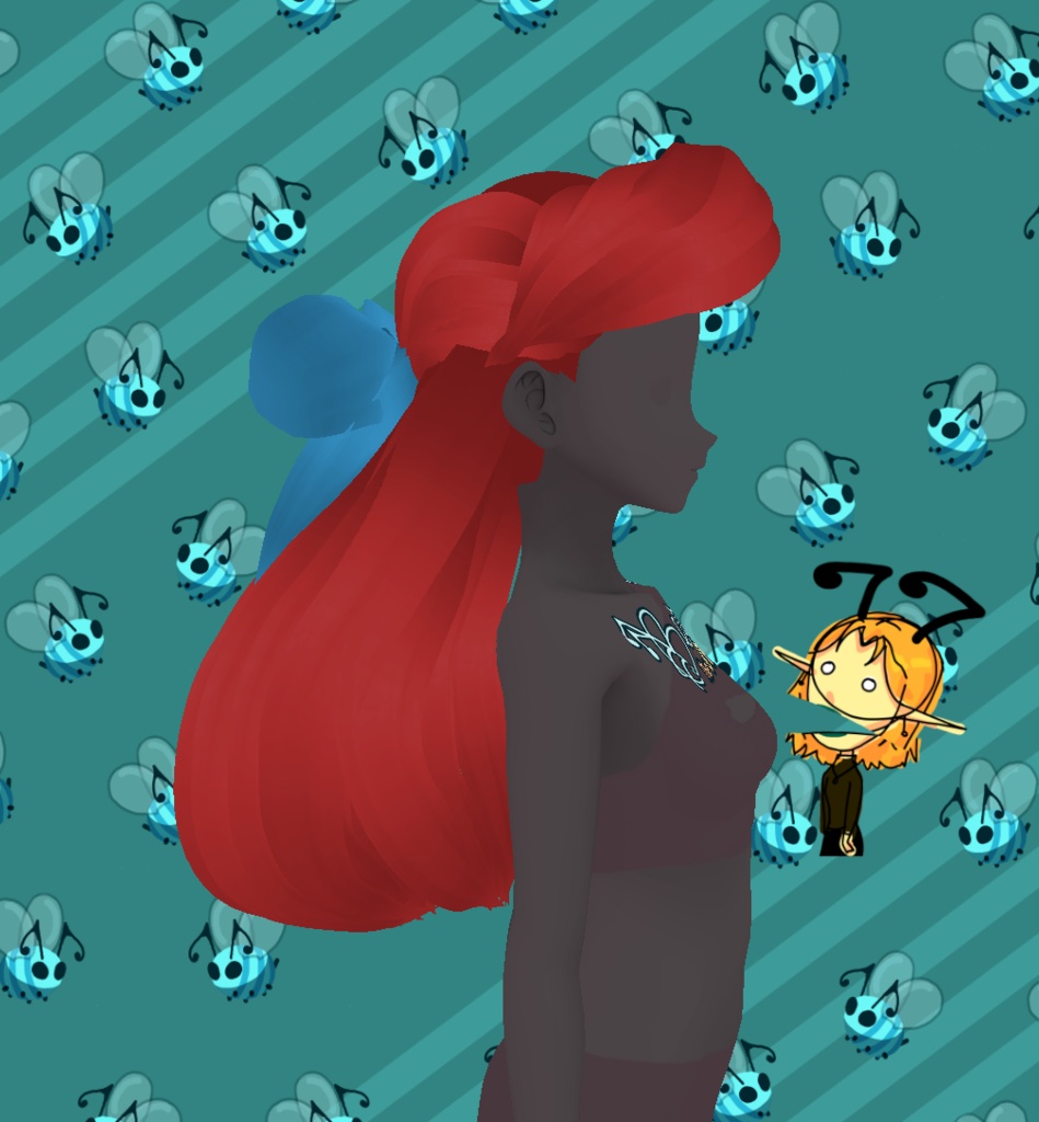 Human Mermaid Princess Hair Preset