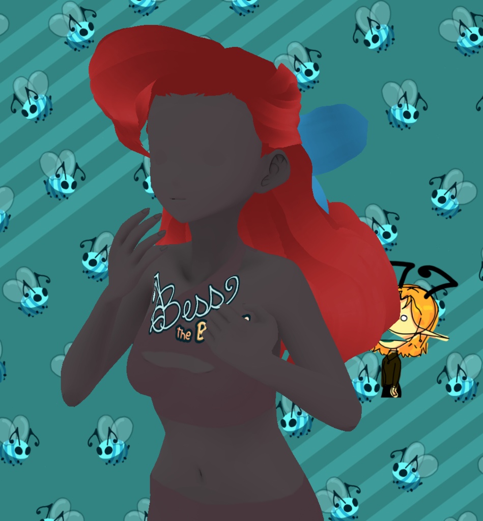 Human Mermaid Princess Hair Preset