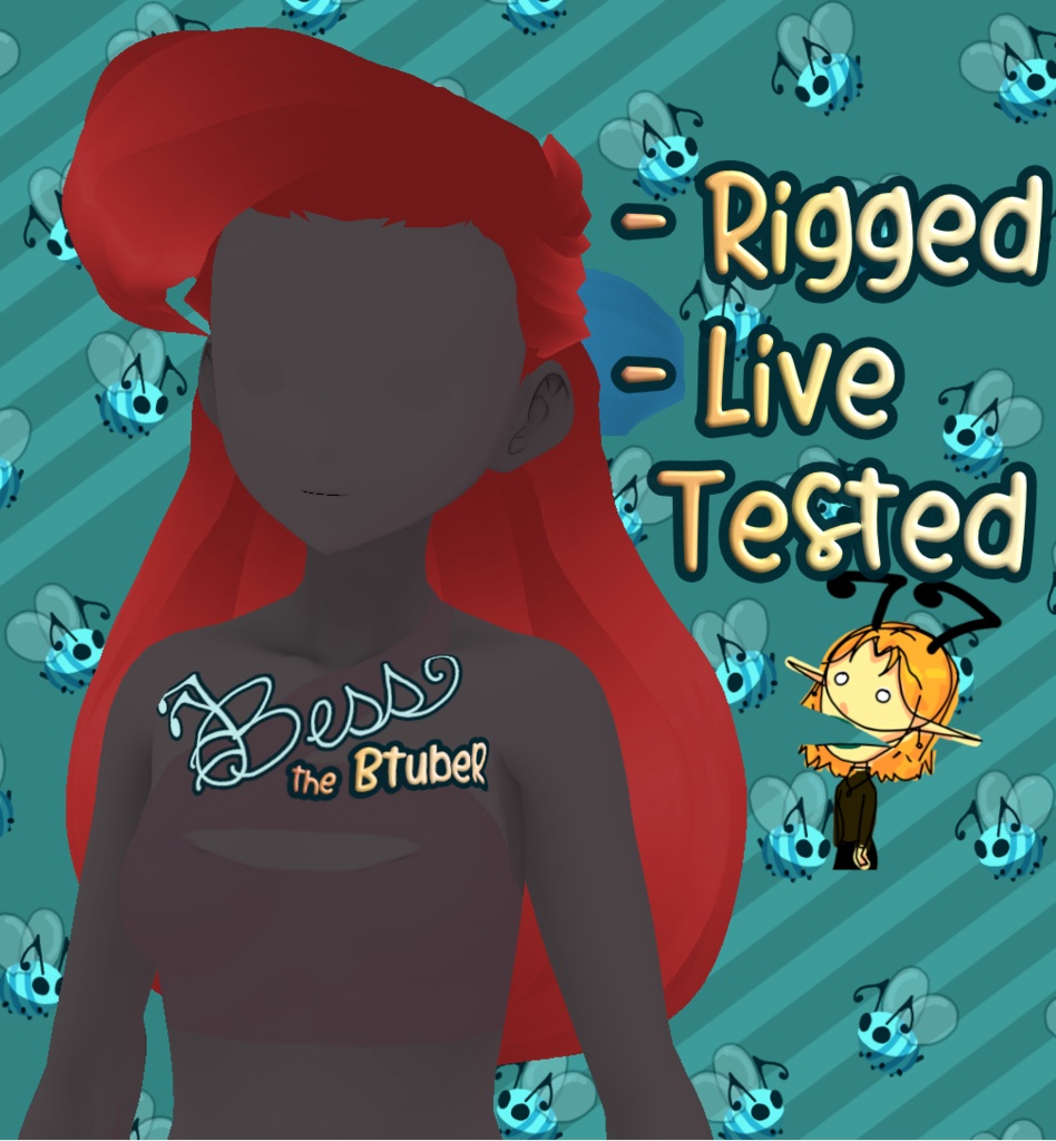 Human Mermaid Princess Hair Preset