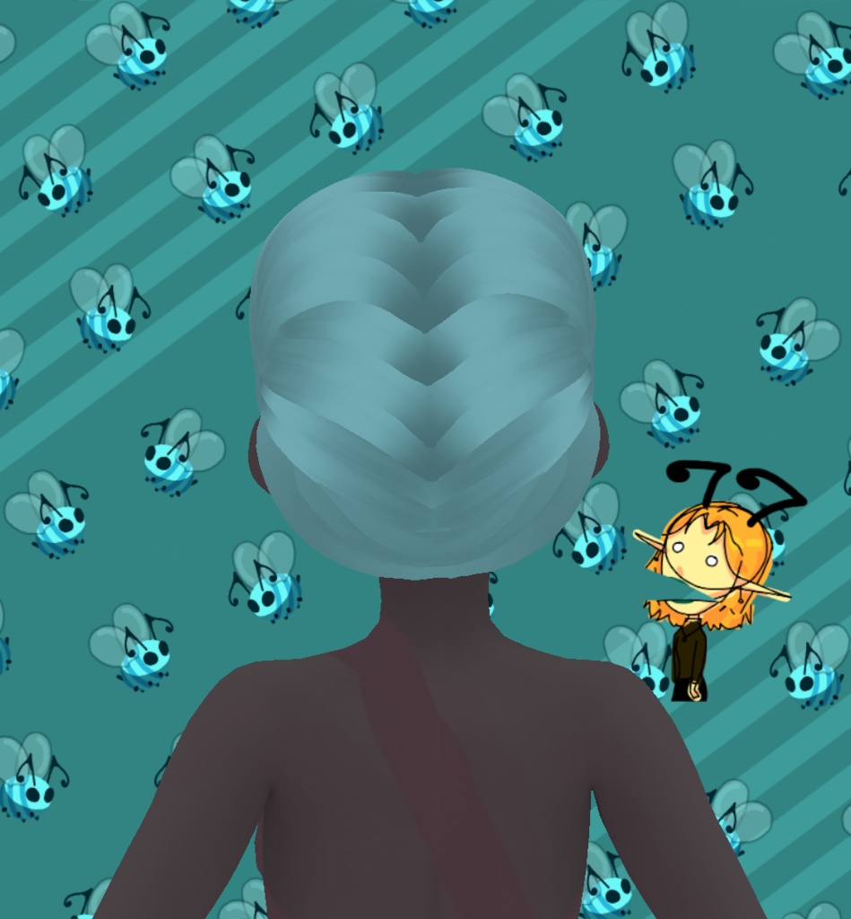 French Braid Short Hair Preset