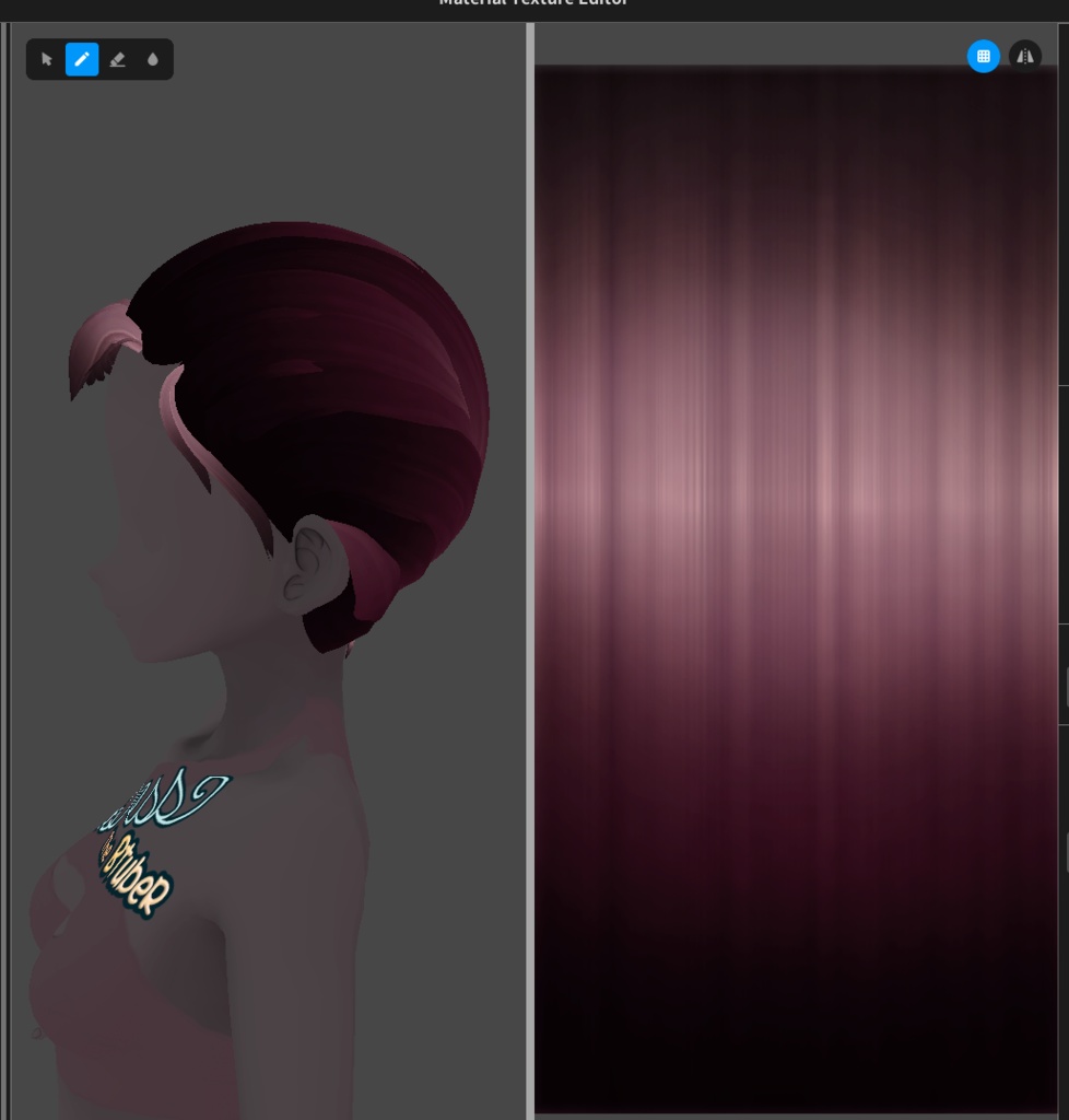 Rich Inverted Hair Textures