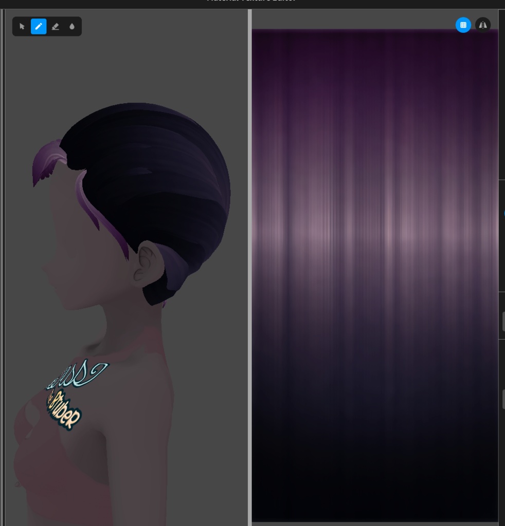 Rich Inverted Hair Textures