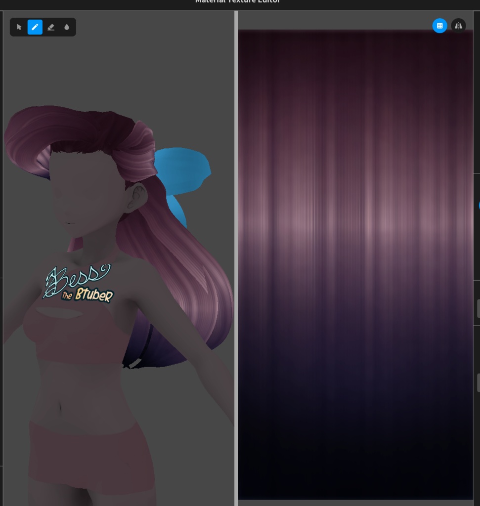 Rich Inverted Hair Textures