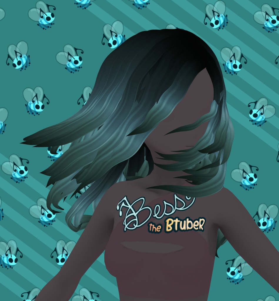 Mermaid Long VRoid Hair Preset