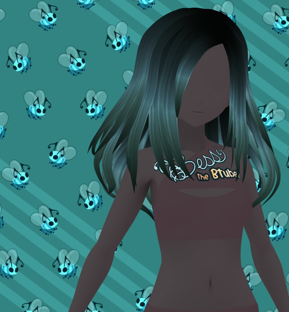 Mermaid Long VRoid Hair Preset