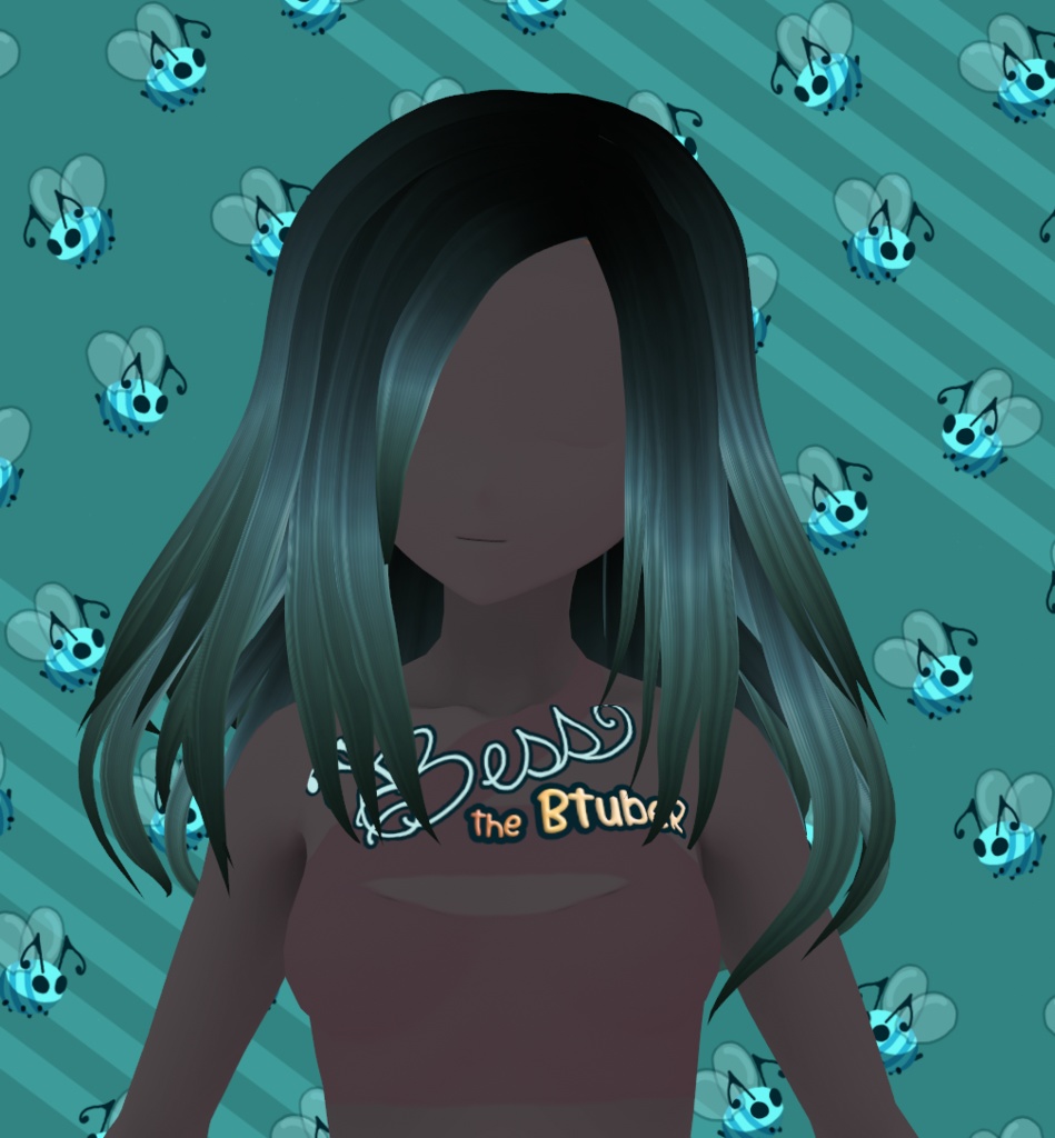 Mermaid Long VRoid Hair Preset