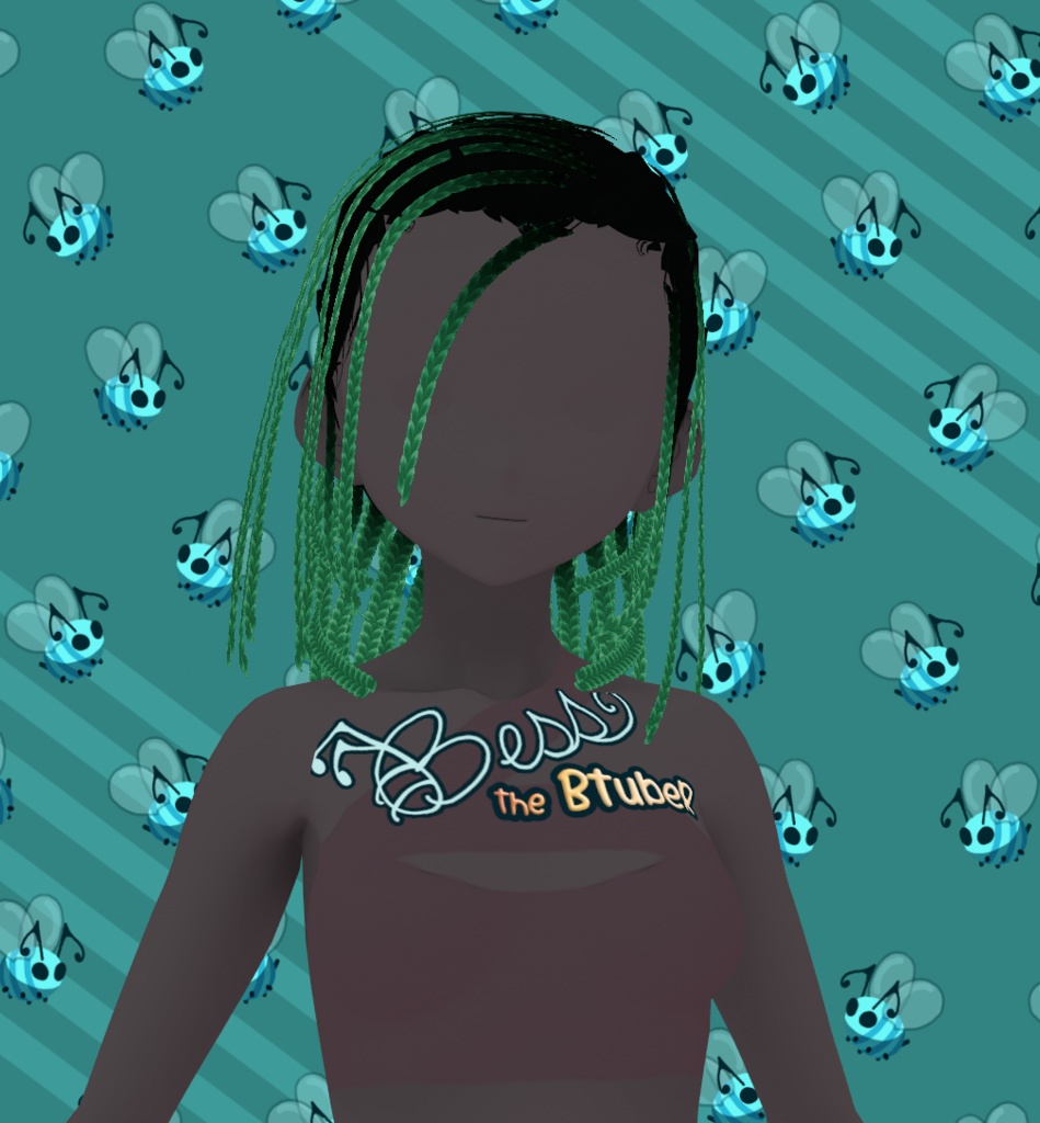 FREE POC Braided Side Part Medium VRoid Hair Preset