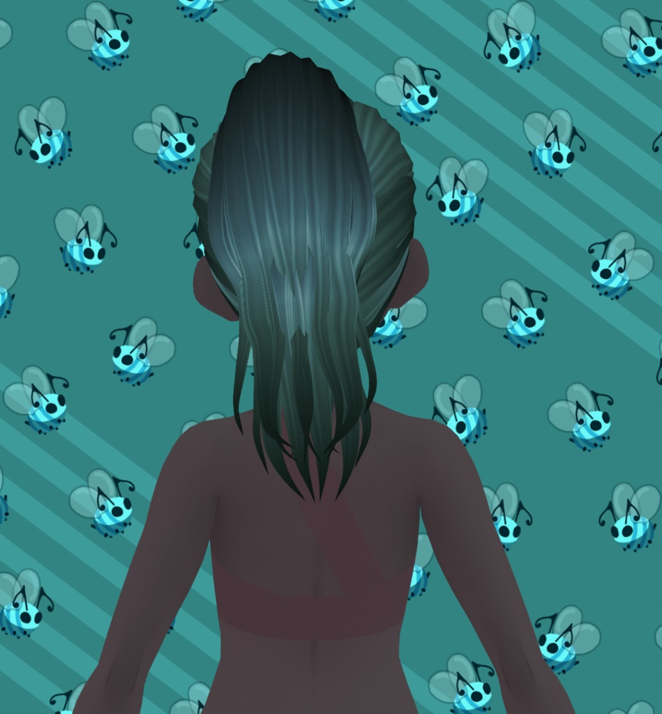 Ponytail Medium VRoid Hair Preset