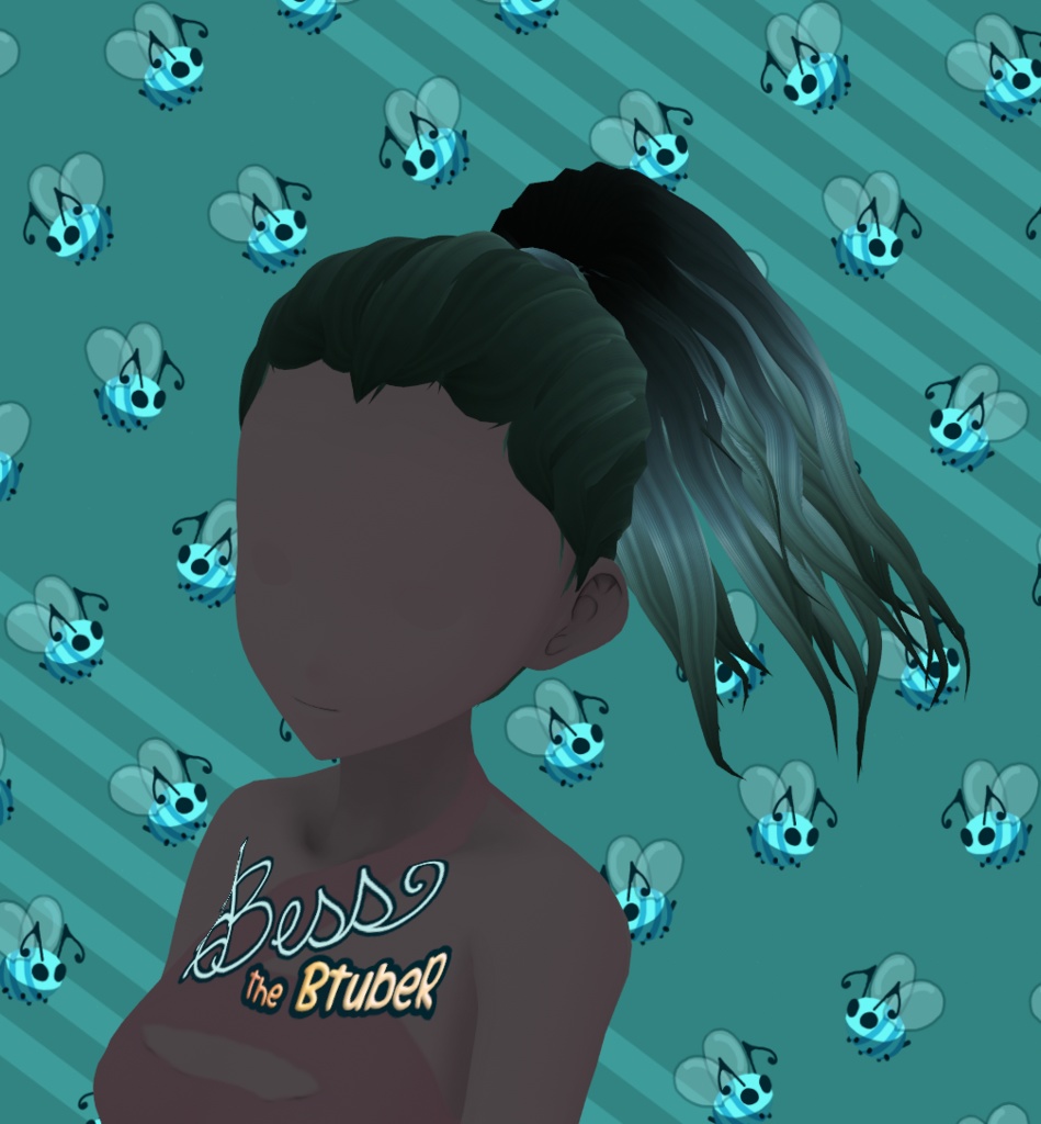 Ponytail Medium VRoid Hair Preset