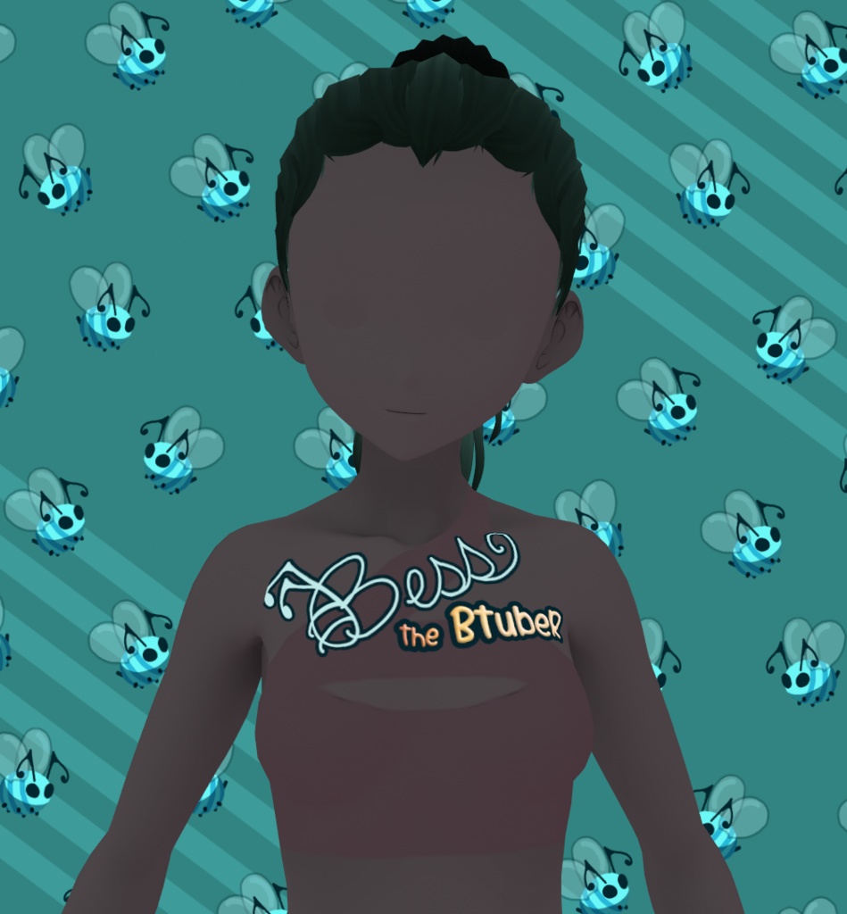 Ponytail Medium VRoid Hair Preset