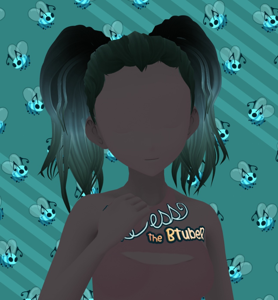 Twin Tails Medium VRoid Hair Preset