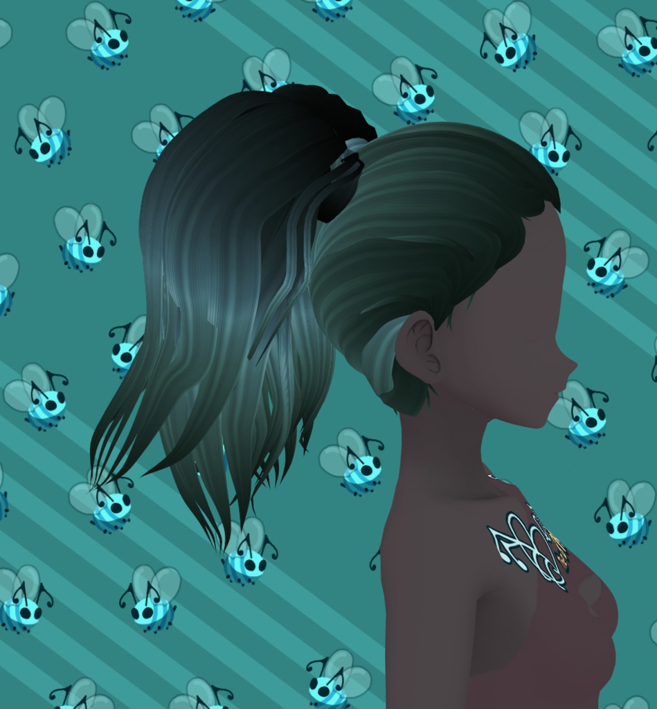 Twin Tails Medium VRoid Hair Preset