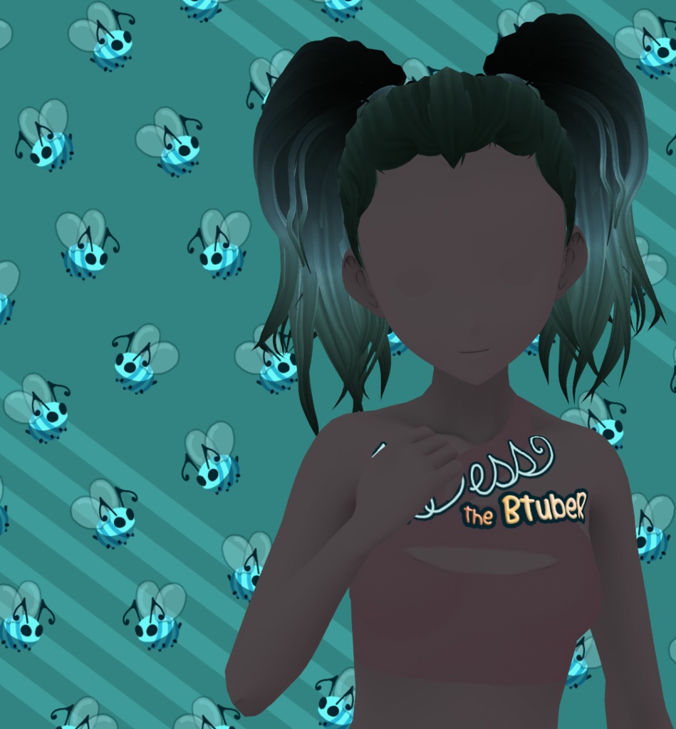 Twin Tails Medium VRoid Hair Preset