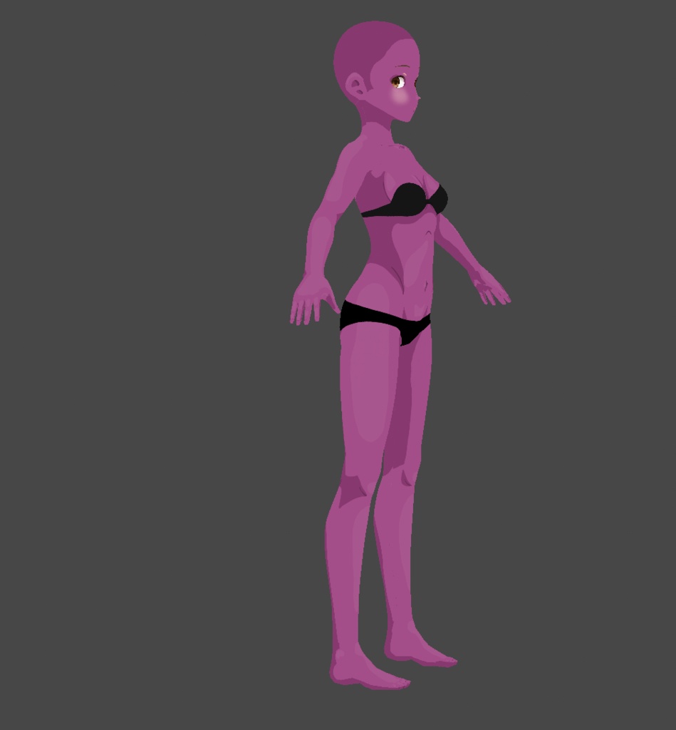 FREE CCS Cel Shaded Face & Body Textures FEMININE VROID