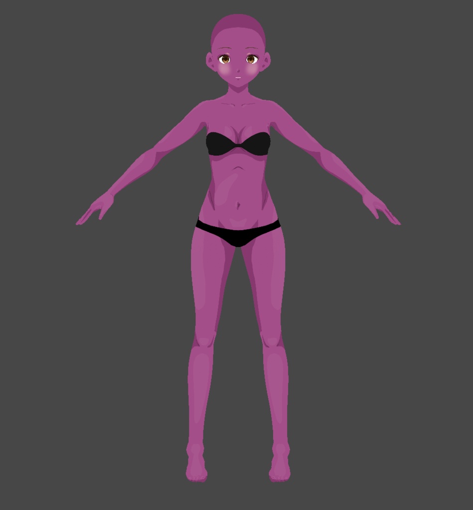 FREE CCS Cel Shaded Face & Body Textures FEMININE VROID