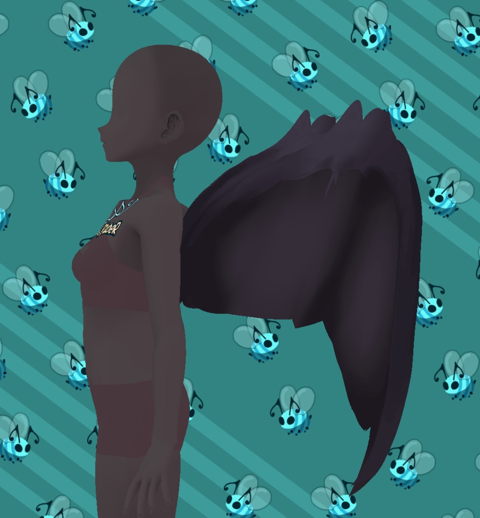 CCS Bat Wings Side Accessory VROID