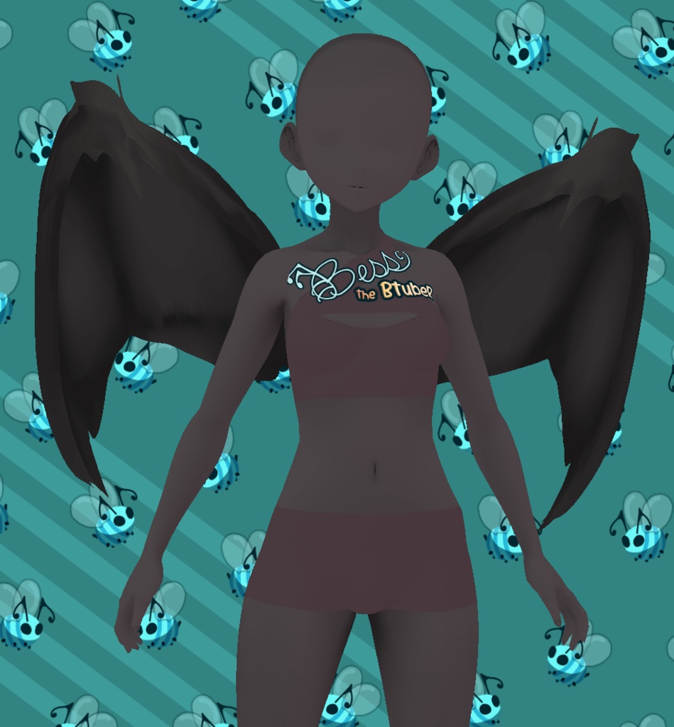 CCS Bat Wings Side Accessory VROID