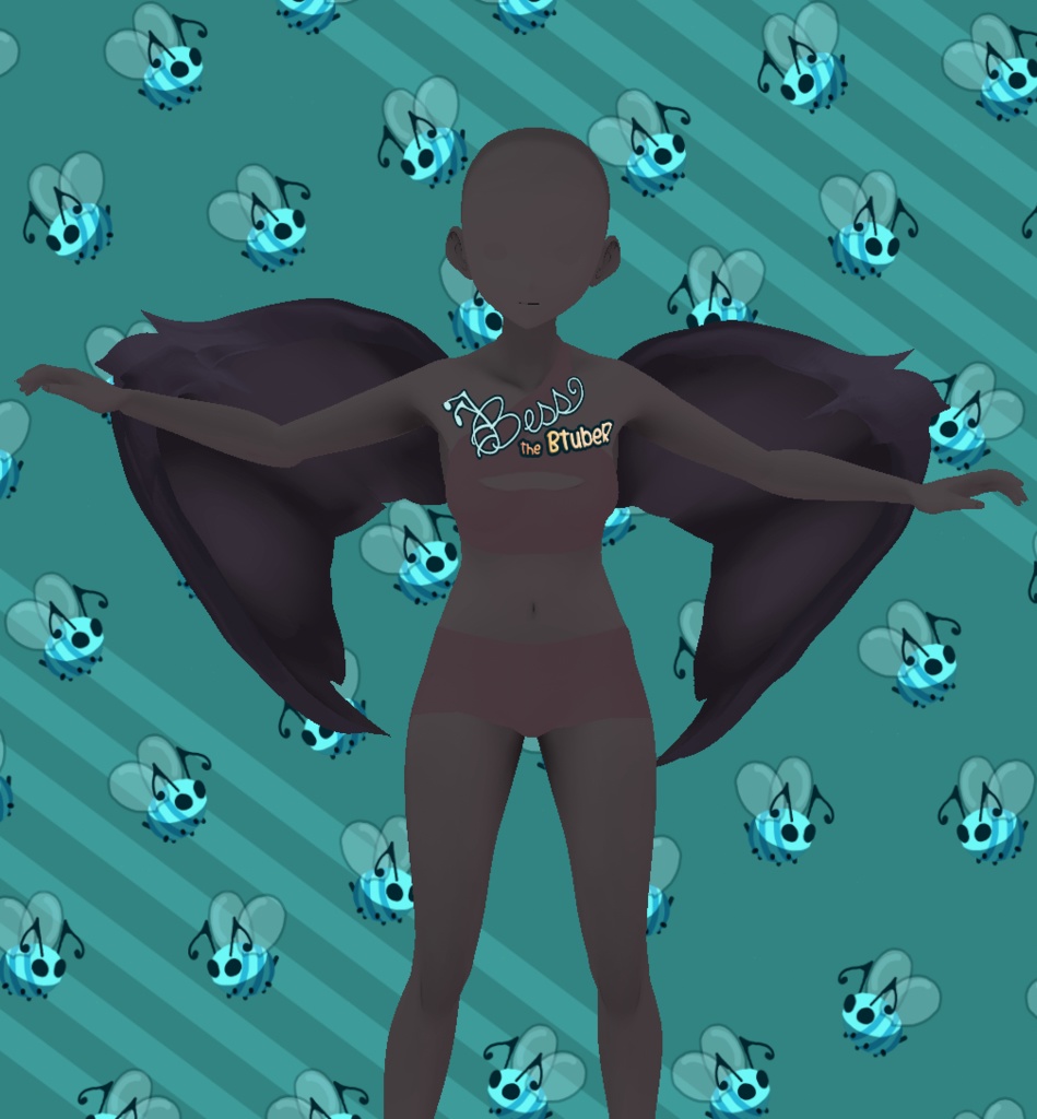 CCS Bat Wings Side Accessory VROID