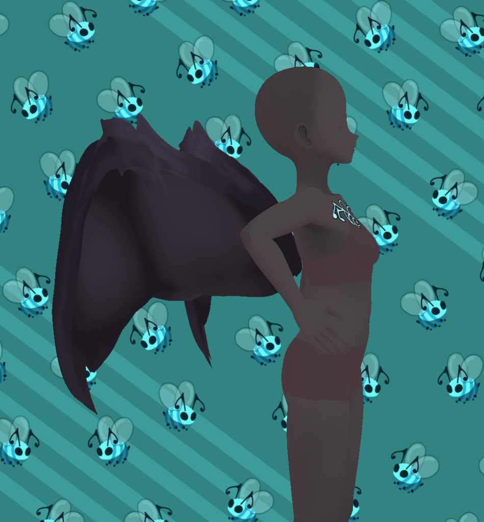 CCS Bat Wings Side Accessory VROID