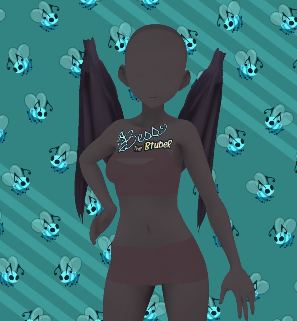 CCS Bat Wings Side Accessory VROID