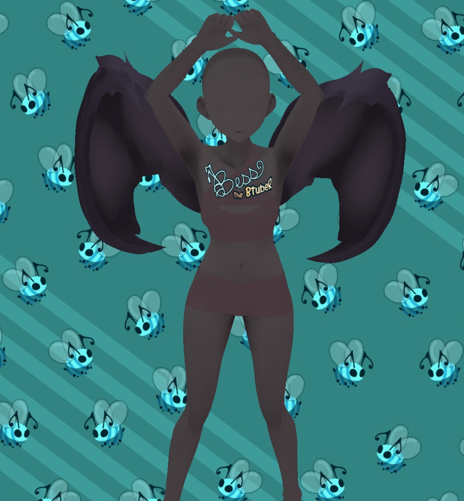 CCS Bat Wings Side Accessory VROID