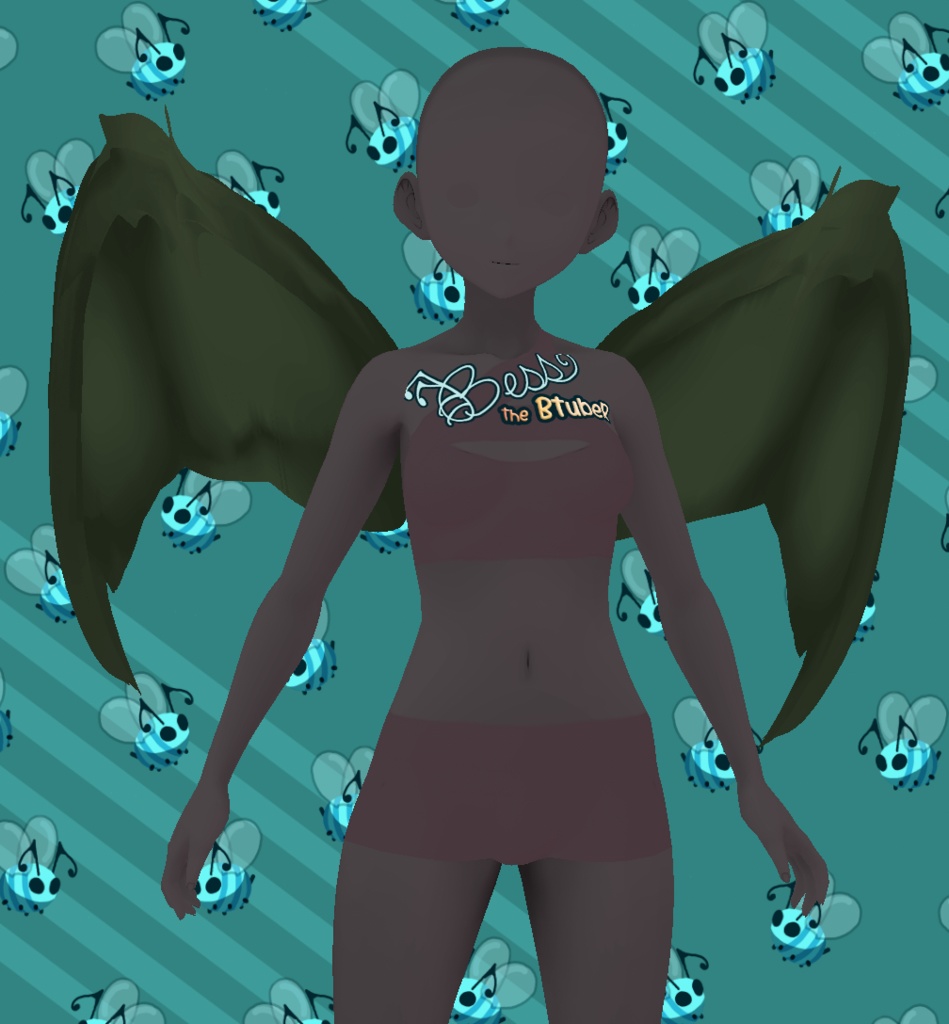 CCS Bat Wings Side Accessory VROID