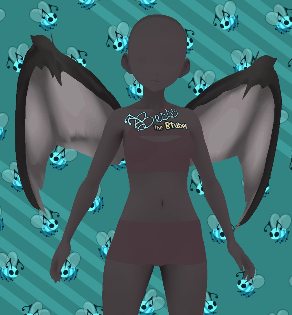 CCS Bat Wings Side Accessory VROID