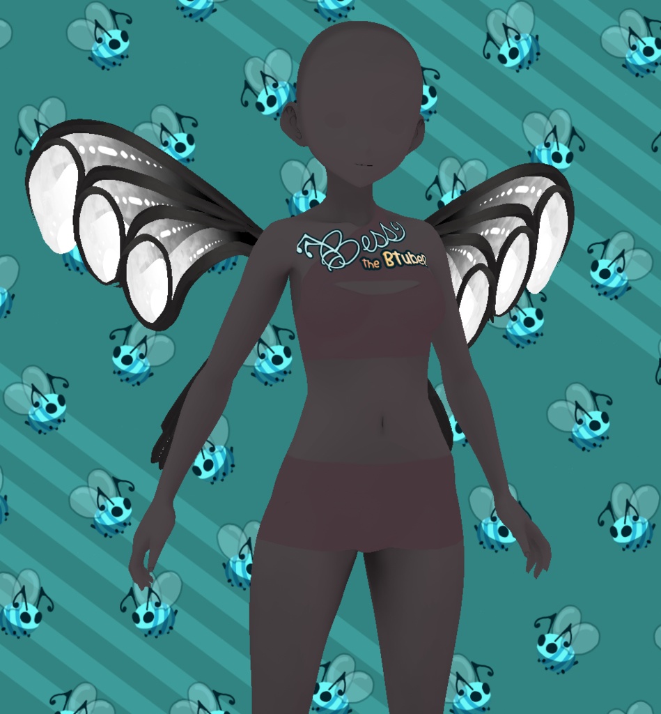 CCS Fairy Wings Alpha Side Accessory VROID