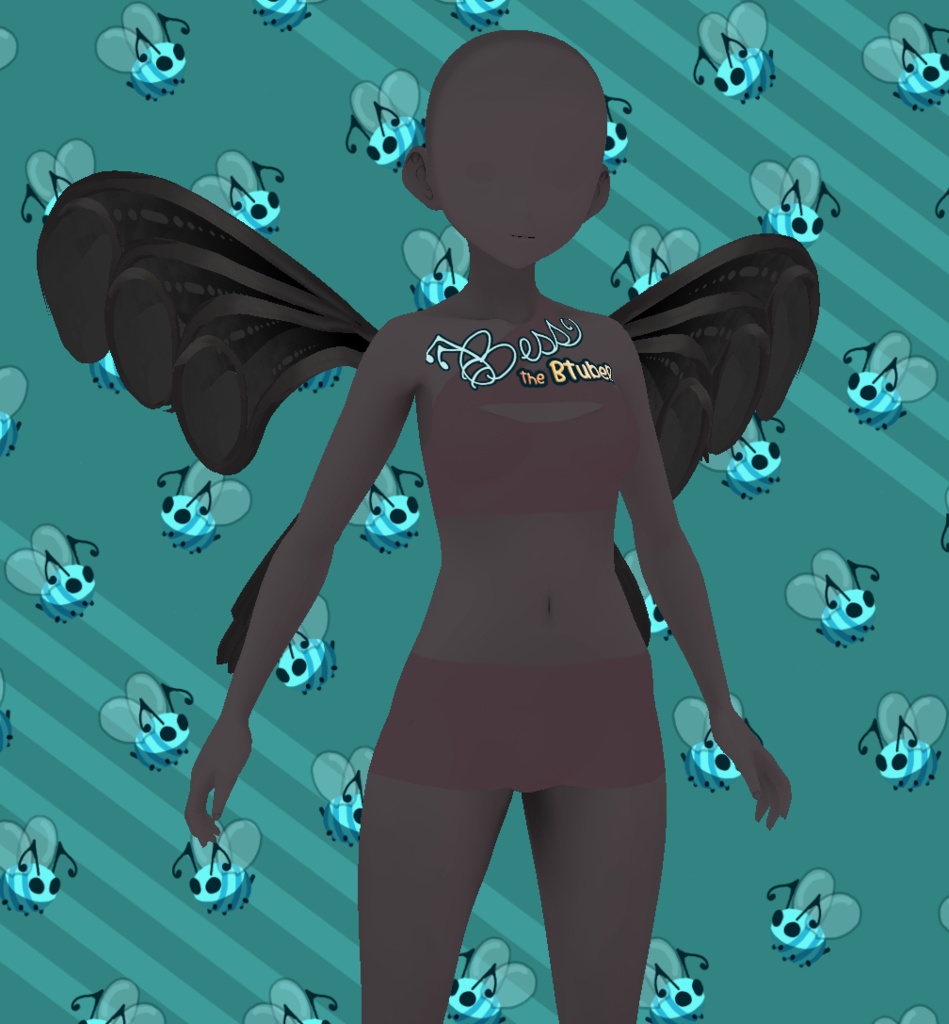 CCS Fairy Wings Alpha Side Accessory VROID