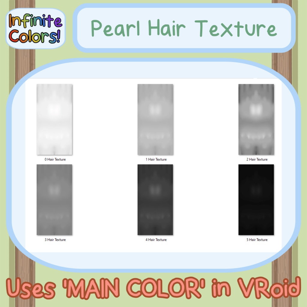 CCS FREE Pearlescent Hair Textures