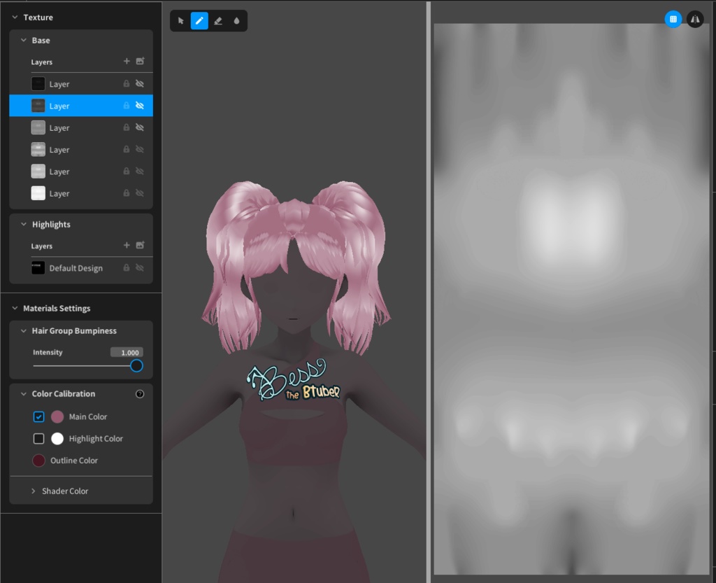 CCS FREE Pearlescent Hair Textures