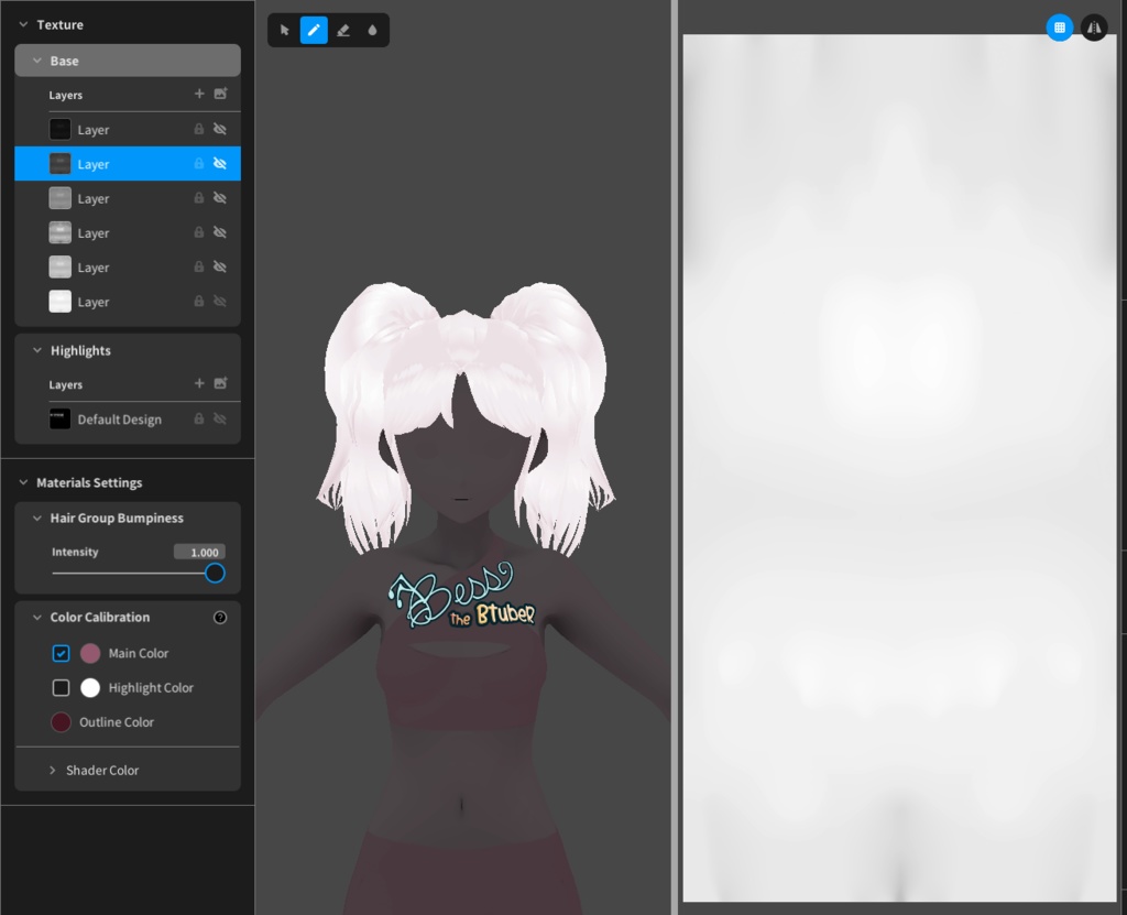 CCS FREE Pearlescent Hair Textures