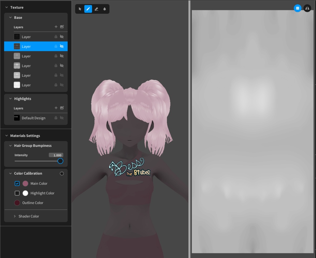 CCS FREE Pearlescent Hair Textures