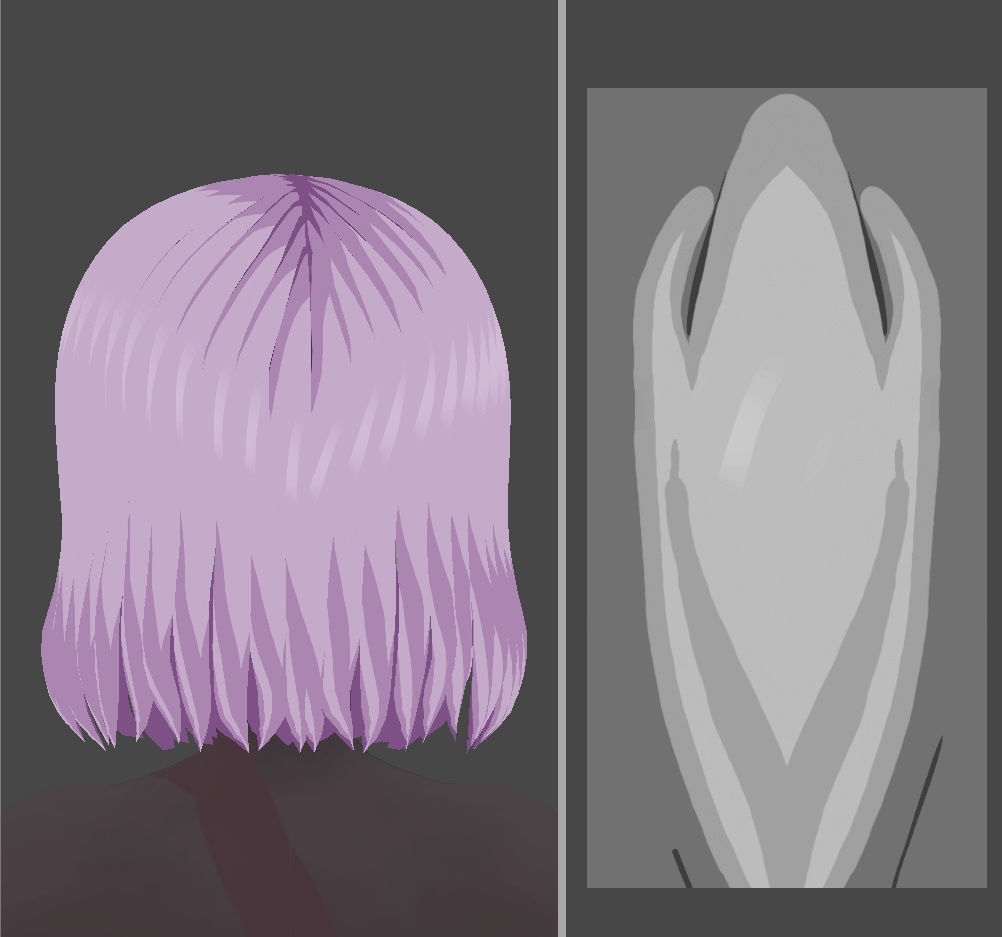 CCS FREE Cel Shaded Hair and Base Textures