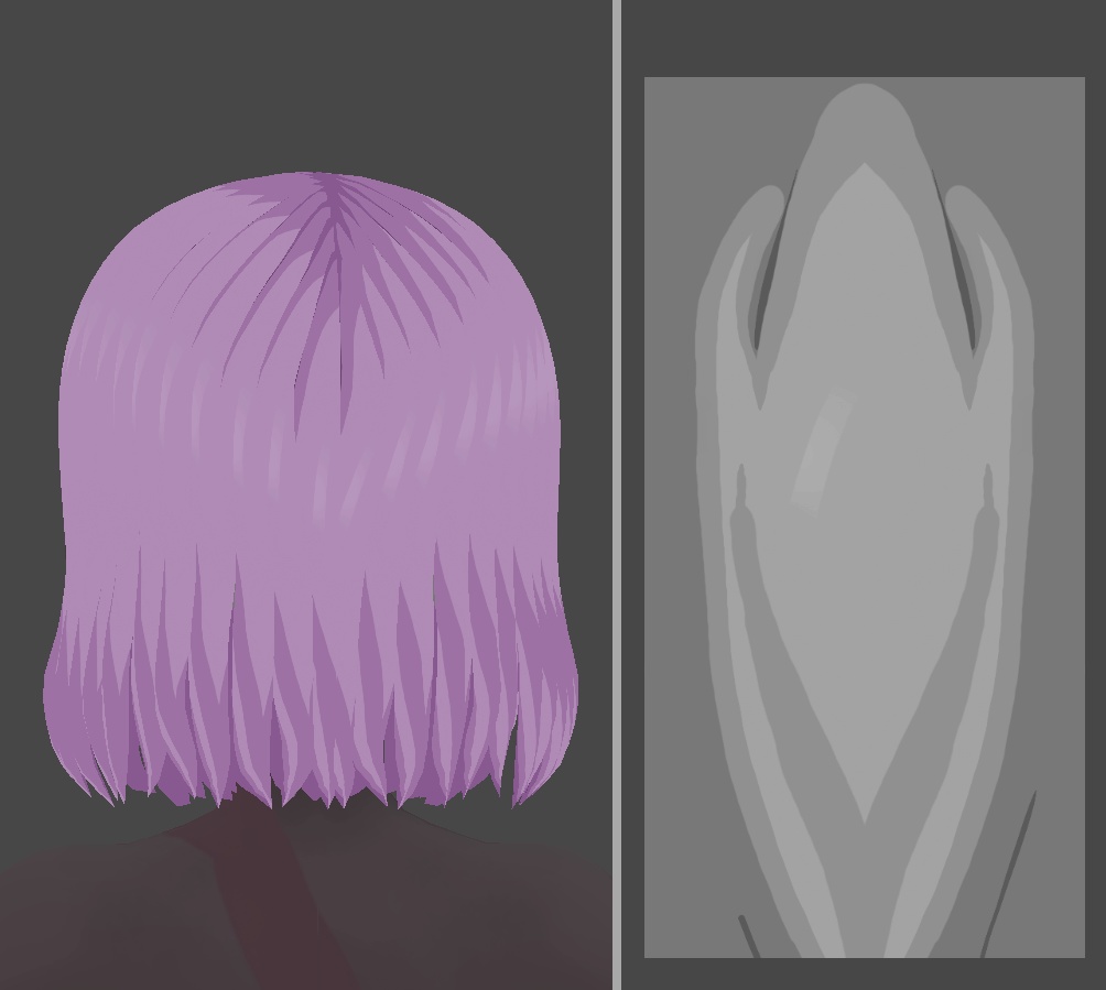 CCS FREE Cel Shaded Hair and Base Textures