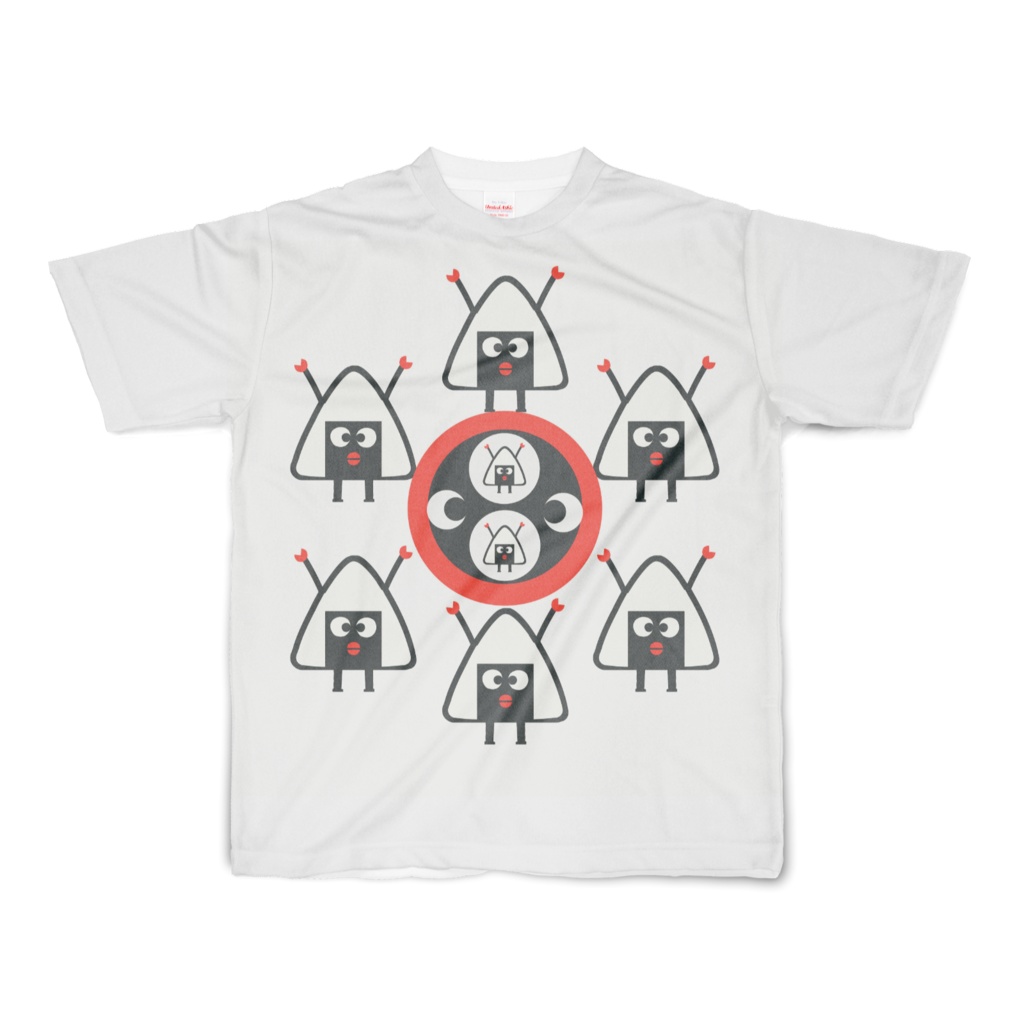 Tシャツ「むすびじんのめっちゃおもろいまち」