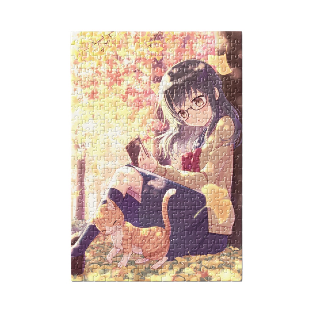猫と読書の秋 パズル