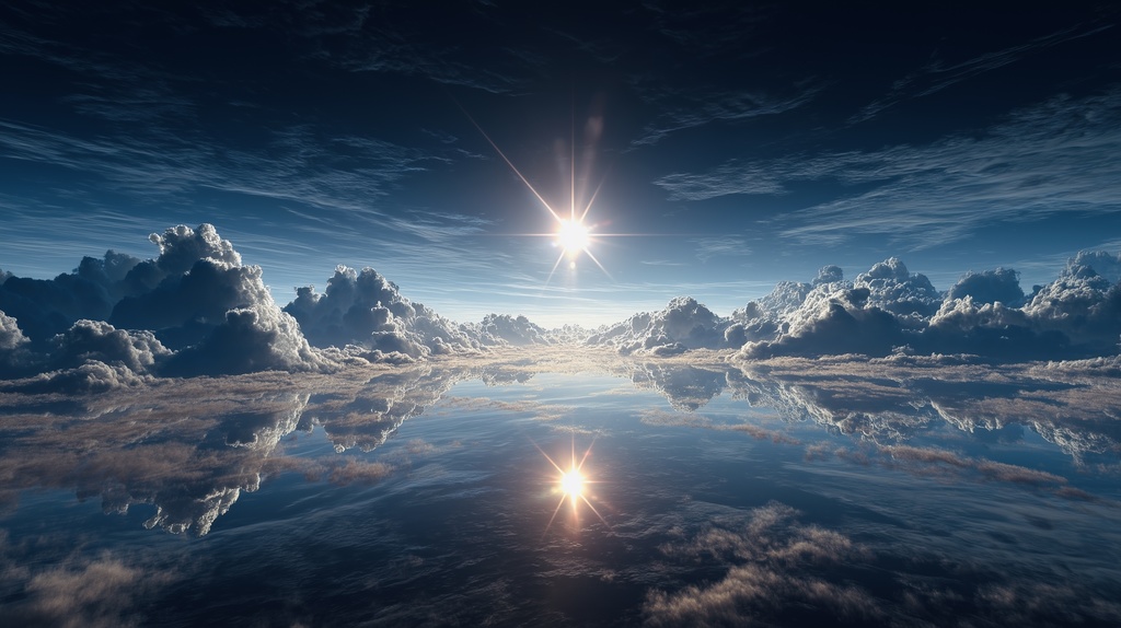 幻想的な空と雲の背景素材【高画質10枚】Vol.03