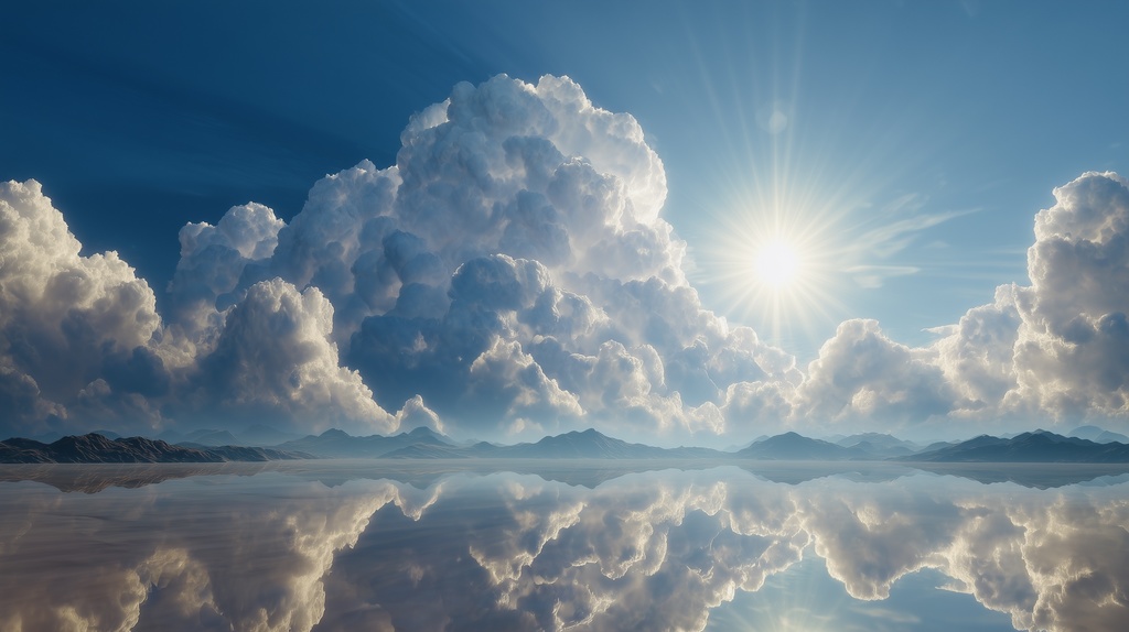 幻想的な空と雲の背景素材【高画質10枚】Vol.03