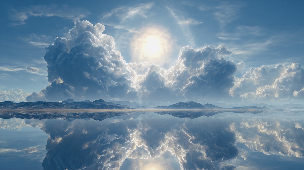 幻想的な空と雲の背景素材【高画質10枚】Vol.03